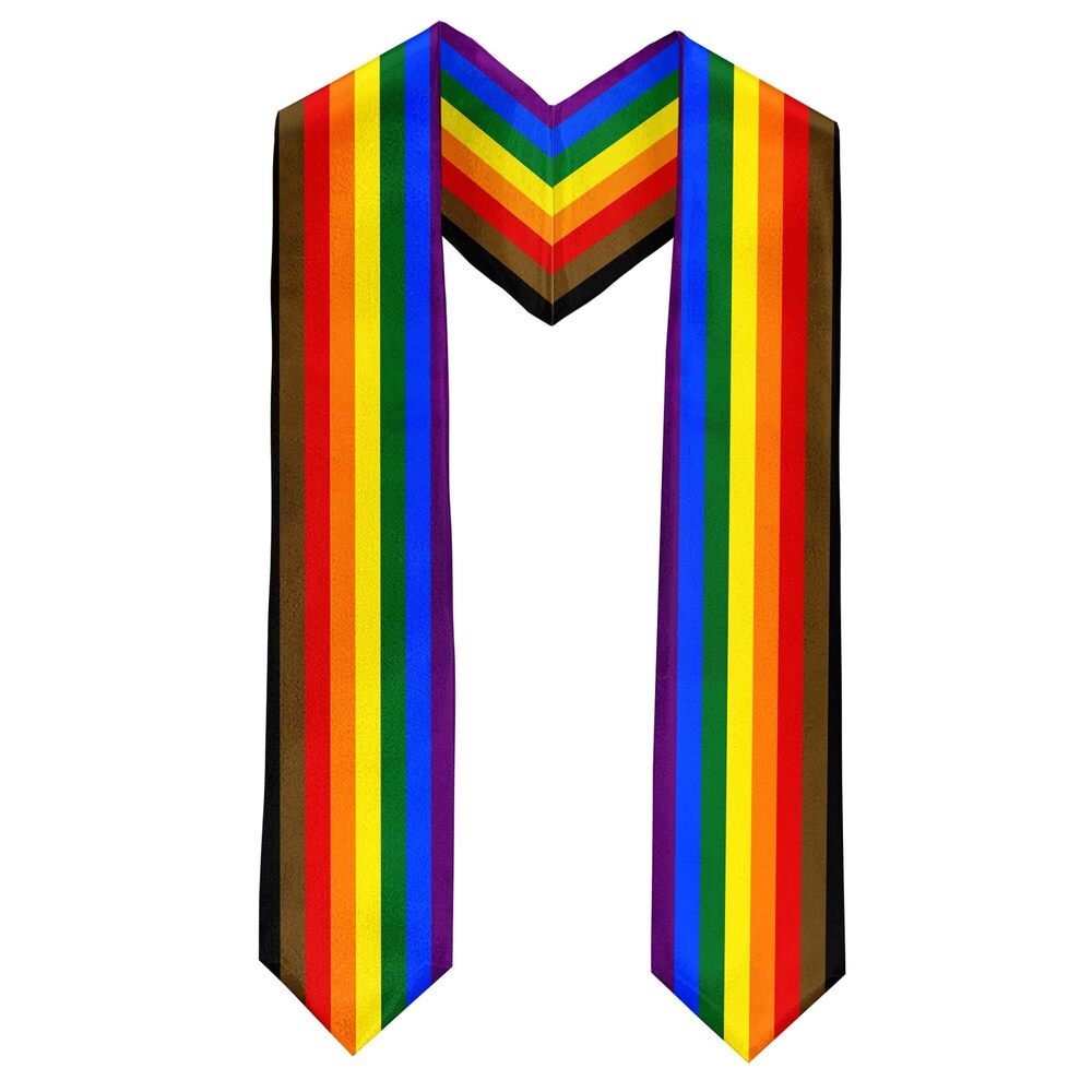 4166 Philadelphia Pride Rainbow GradSeason Scarf Unisex Adult LGBTQ